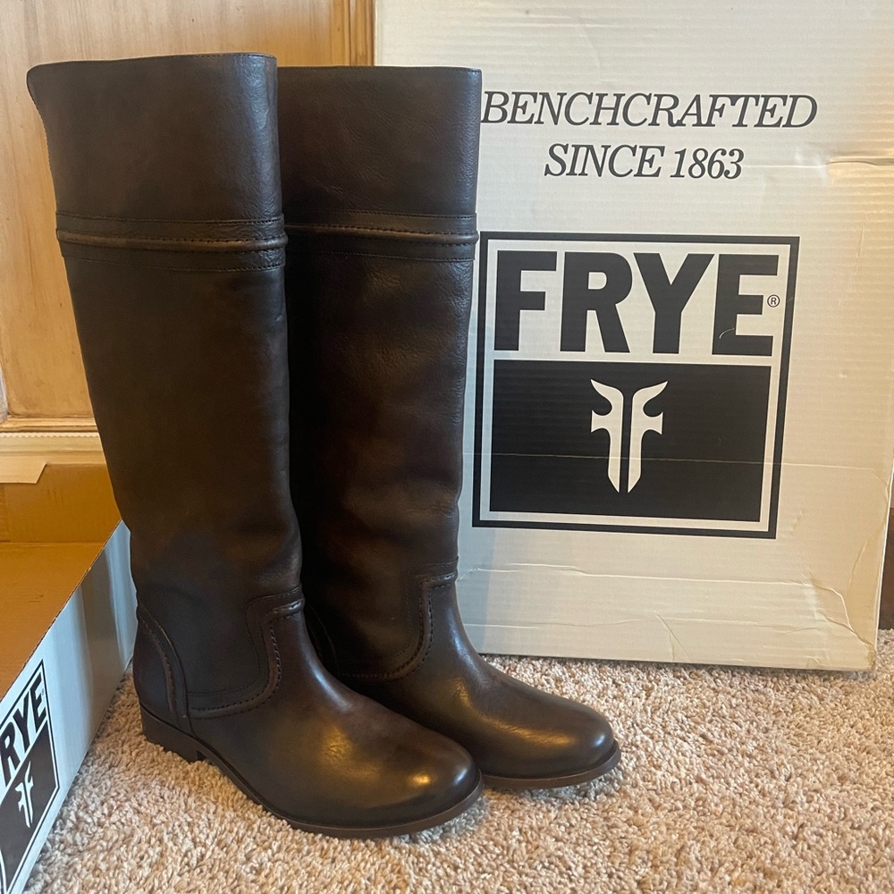 Brand new Frye boots. Worn around the house only.